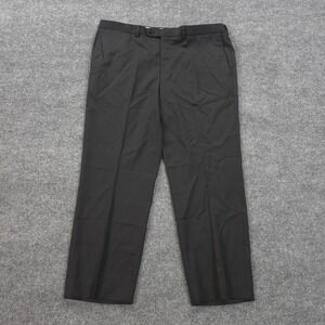 Riviera Pants Mens‎ 38 R Black 100% Wool Loro Piana Super 130s Jack Victor Dress